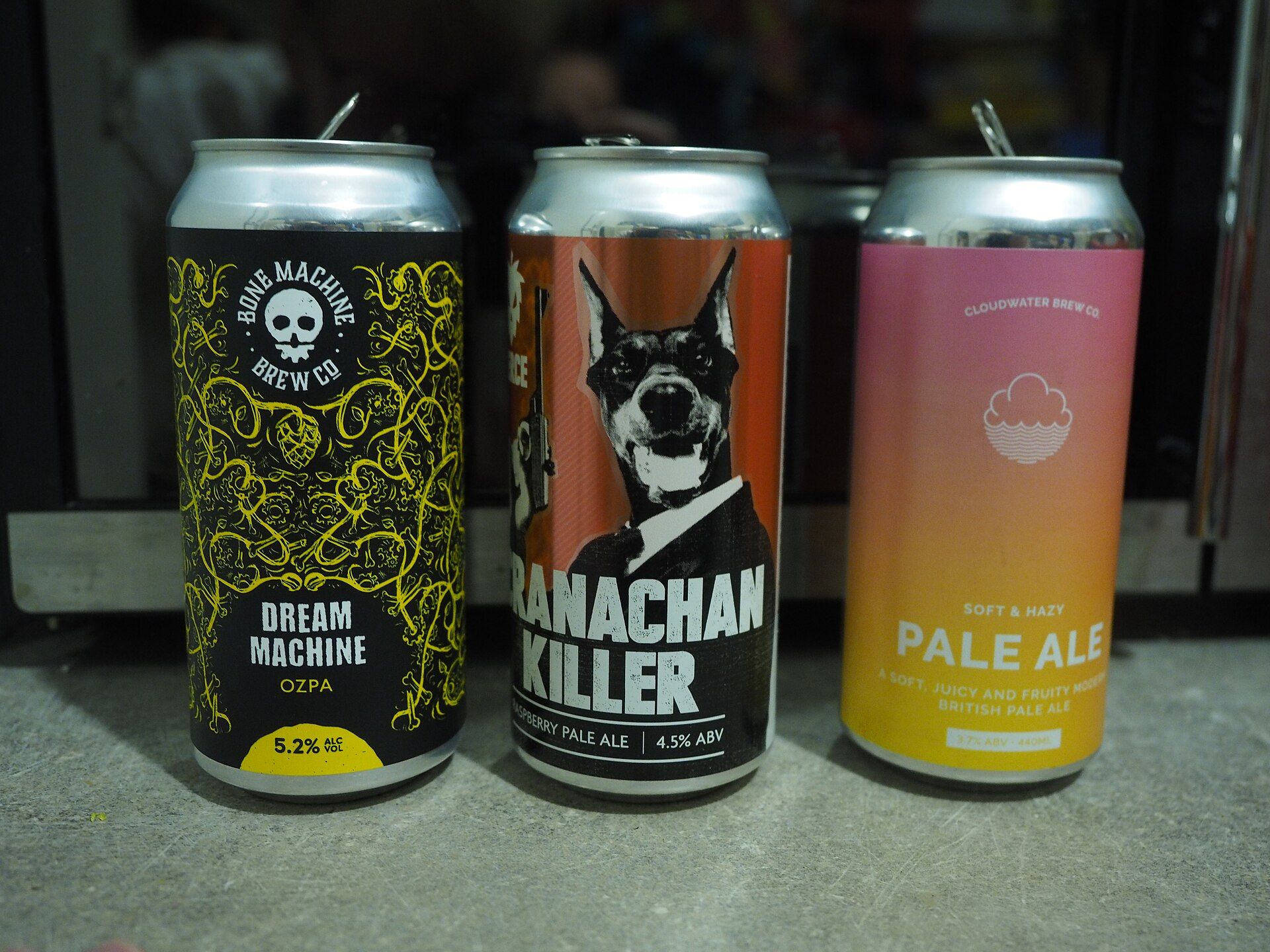 Craft beer cans