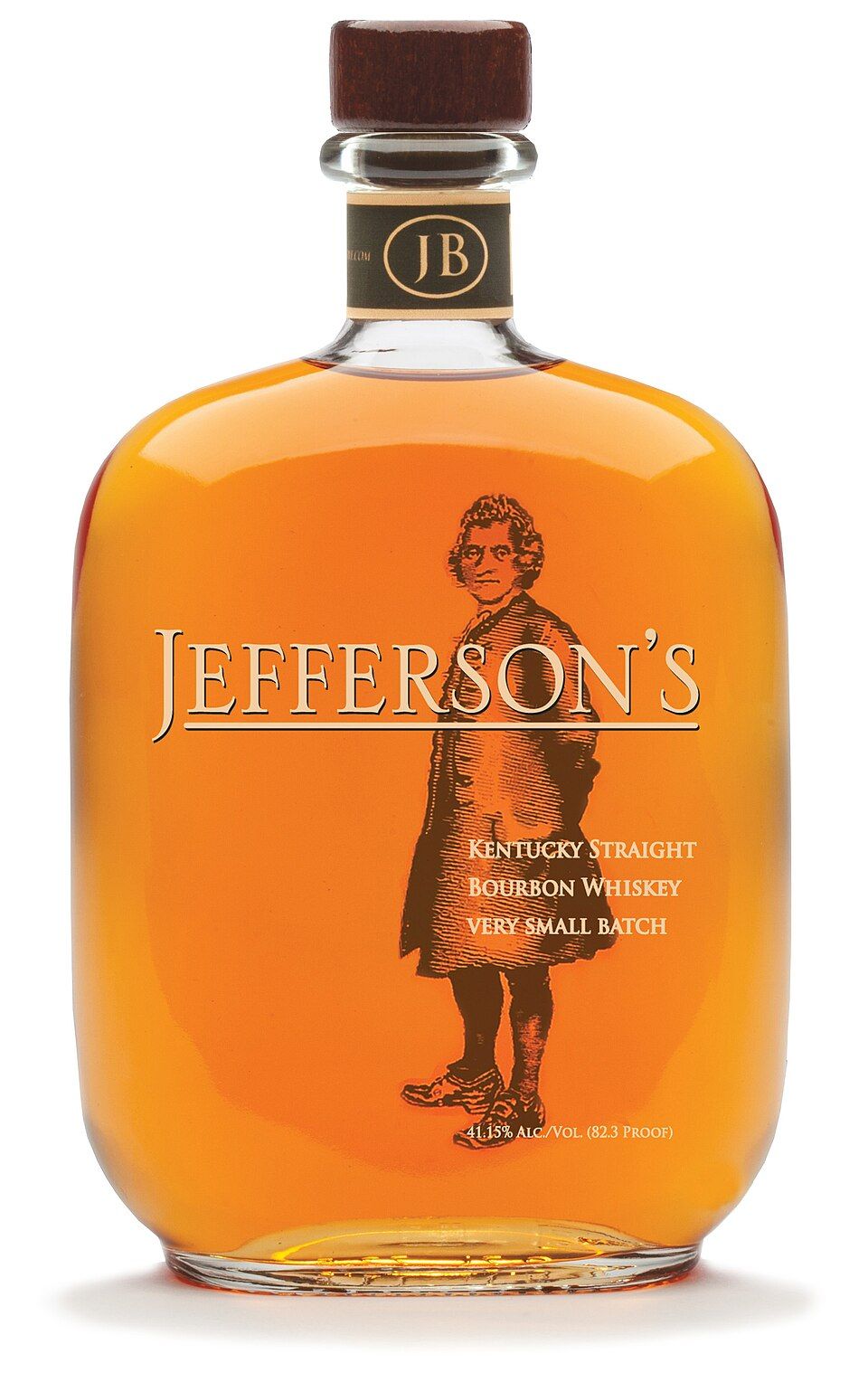 A bottle of Jefferson's Small Batch bourbon